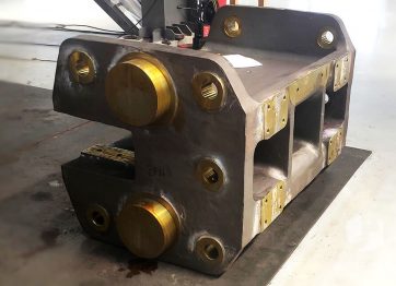 Jaw Crusher Rear Edge